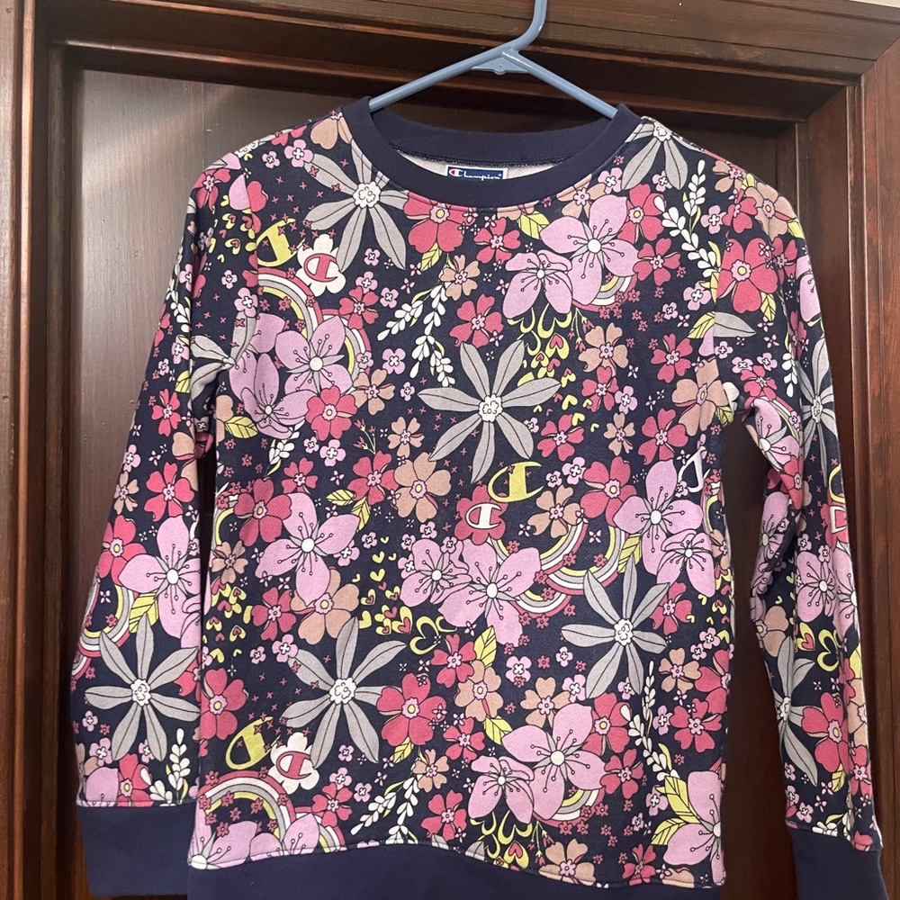 Champion Kids Floral Navy Shirt